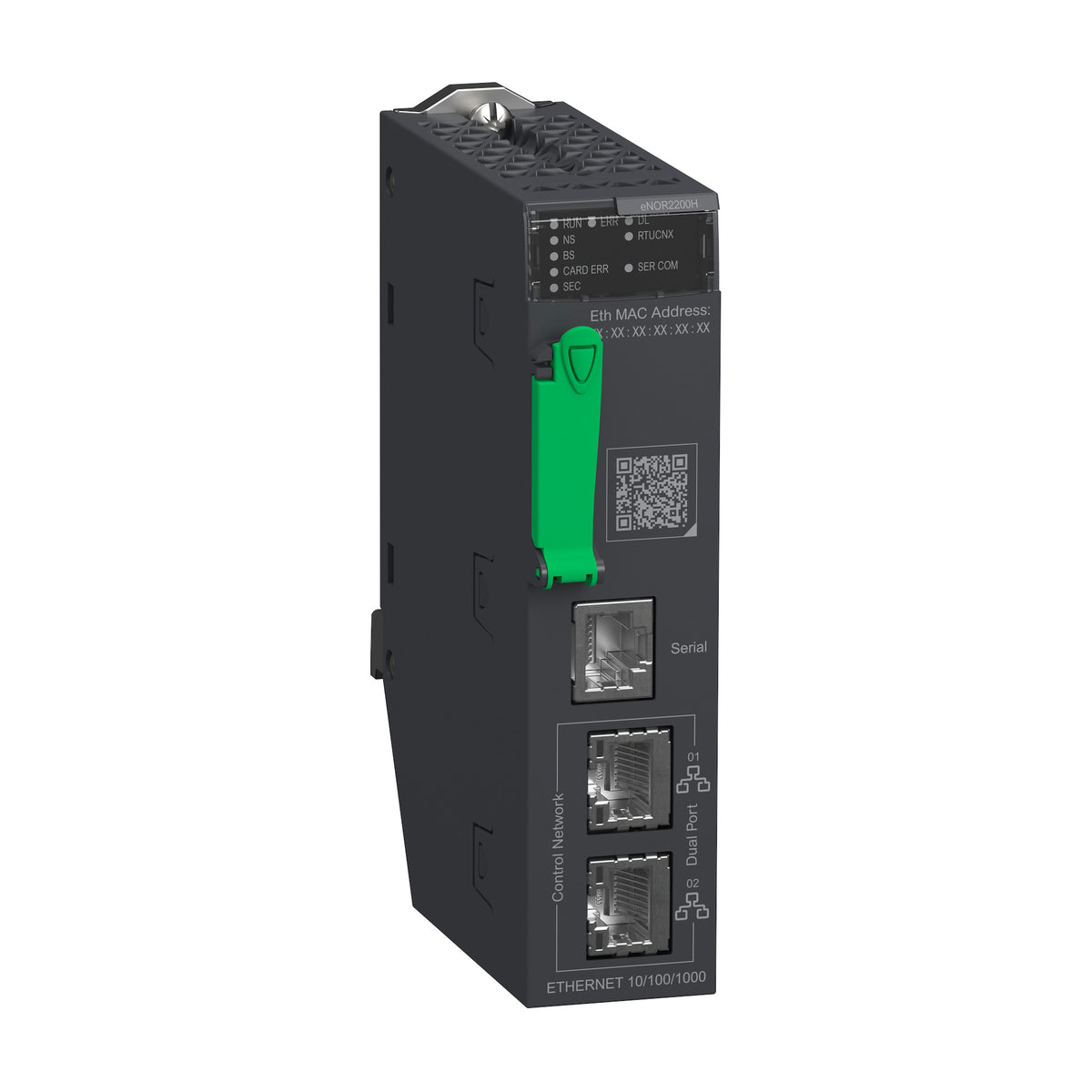 Schneider Electric BMENOR2200H communication module, Modicon M580, IEC 60870-5-101/104, DNP3, for severe environments