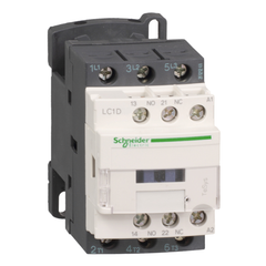 Schneider Electric LC1D09B7 Square D 600 VAC 9 Amp 3-Pole 1NO 1NC Screw Terminal Full Voltage Non-Reversing IEC Contactor