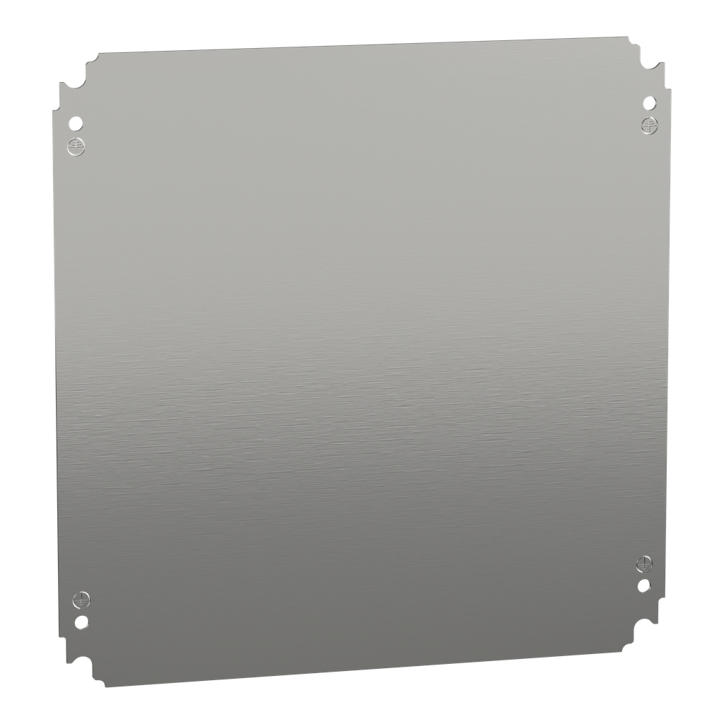 Schneider Electric NSYMM44 Plain Mounting Plate 13.8 Inch x 13.8 Inch