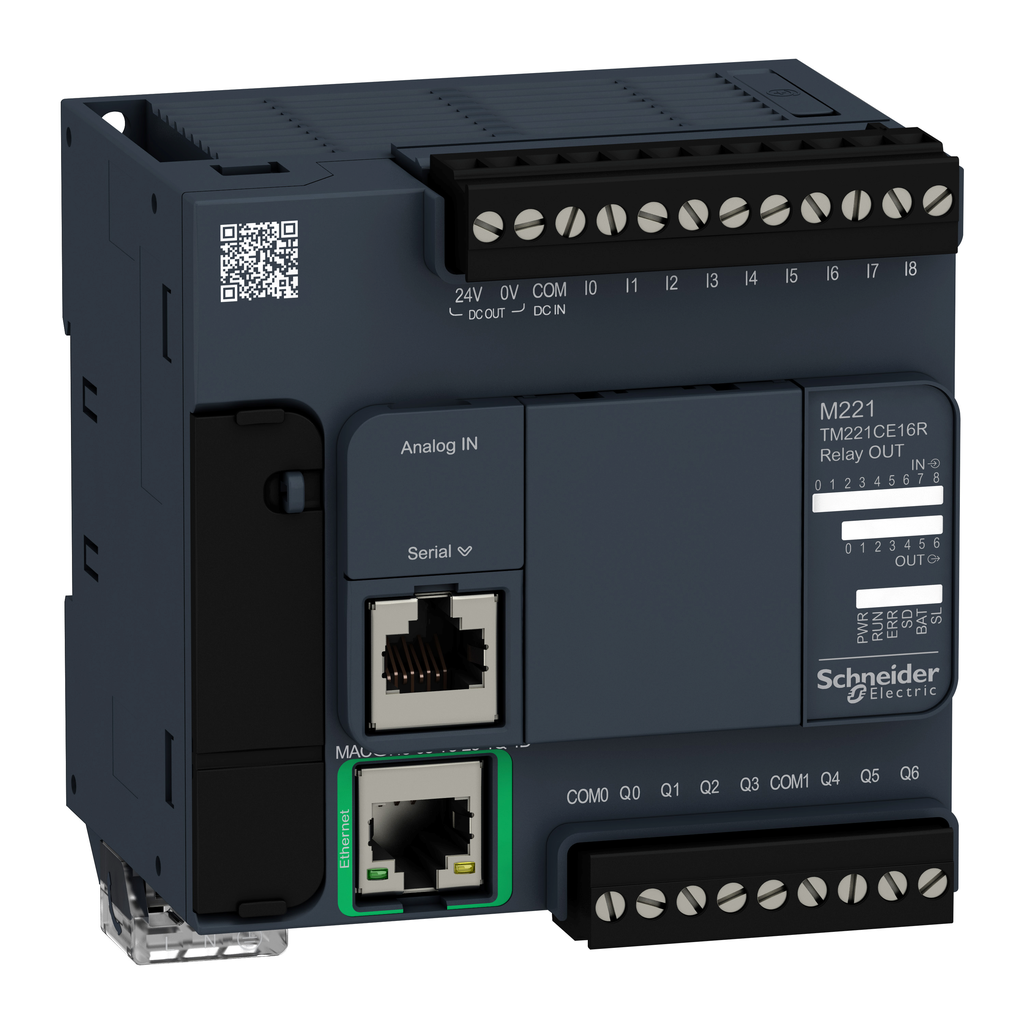 Schneider Electric TM221CE16R logic controller, Mo