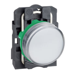 Schneider Electric XB5AVG1 Square D 22 mm 120 VAC 14 mA White Round Pilot Light with LED