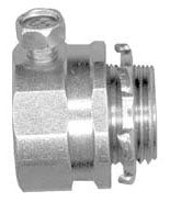 Bridgeport Fittings 3502 IMC/Rigid Conduit Connector 1 Steel SS Conn For Rigid And IMC Conduit