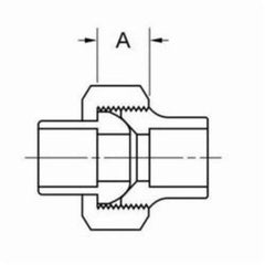 EPC 10033587 102 Solder Tube Union, 2 in, C x C, Copper, Domestic