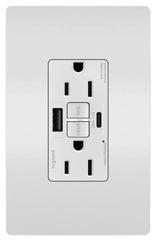 Pass & Seymour 1597TRUSBACW GFCI USB Outlet 15A (Each) Replacement MPN