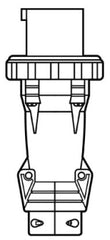 Pass & Seymour PS520P7W Pin and Sleeve Plug 20A 4P5W Replacement MPN