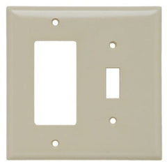 Pass & Seymour SPJ126I Wall Plate 2G Decorator Ivory