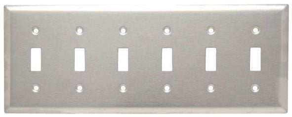 Pass & Seymour SS6 Wall Plate - Standard Finish (Single Unit) Replacement MPN