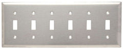 Pass & Seymour SS6 Wall Plate - Standard Finish (Single Unit) Replacement MPN