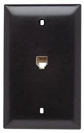 Pass & Seymour TPTE1 Wall Plate and Telephone Jack