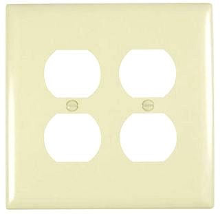 Pass & Seymour TPJ82 Wall Plate Power Jumbo