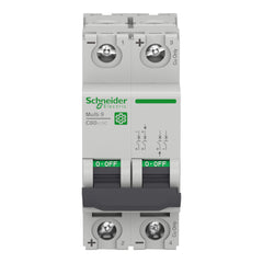 Schneider Electric M9U21202 Miniature Circuit Breaker 2P 2A C Curve