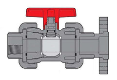 Spears 2339-005C True Union Ball Valve 1/2 Inch Socket and FNPT