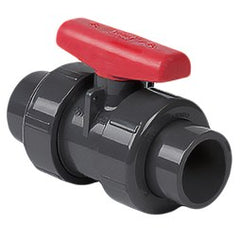 Spears 3639-005 Ball Valve PVC 1/2 Inch Socket/Threaded True Union FKM 235 PSI