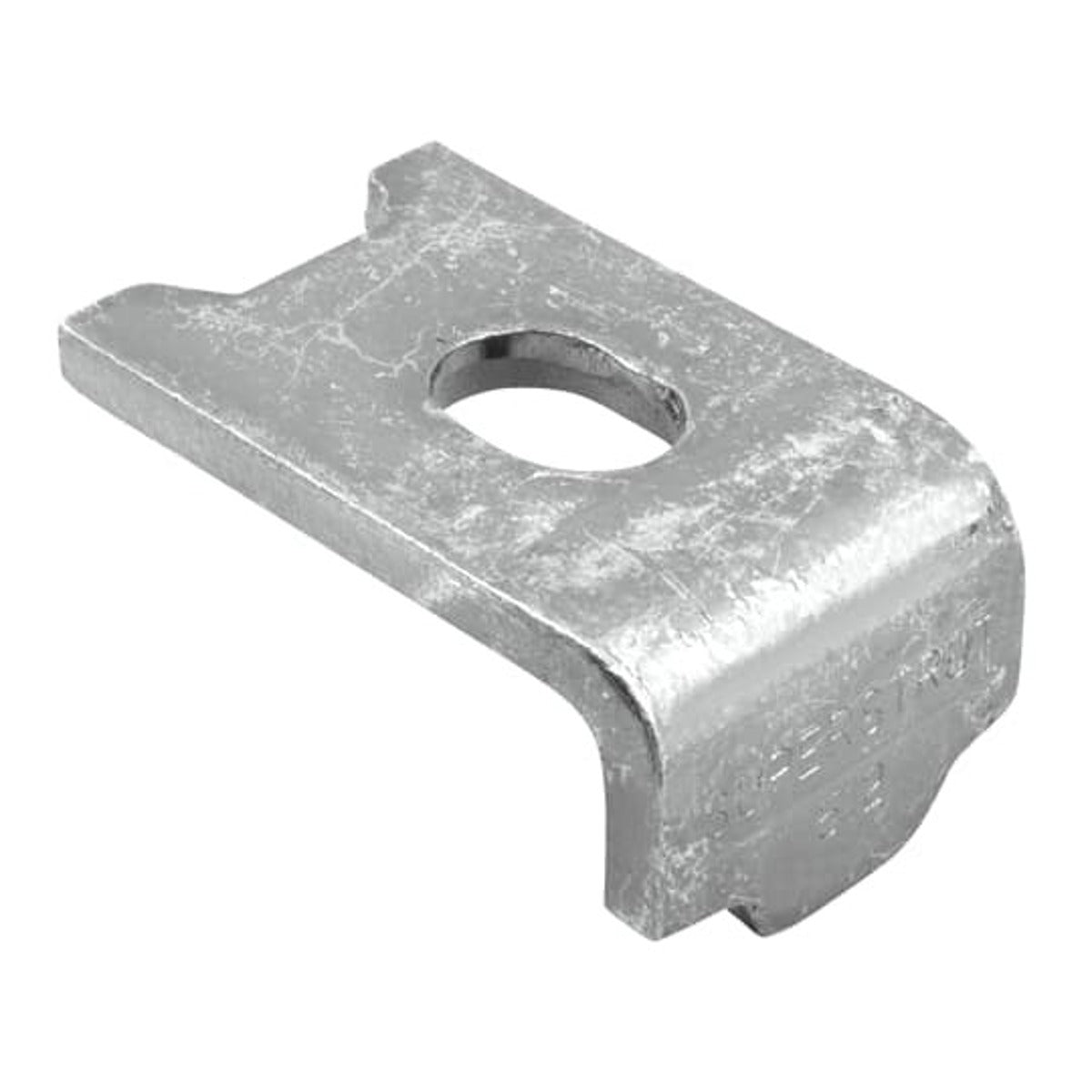 SUPERSTRUT 512U-EG Clamp, Beam, Length 2-1/4 Inches, Rise 7/8 Inch, Electro-Galvanized Steel, For use with A-1200 and A-1400 Channel