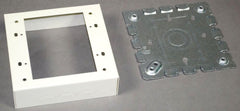 Wiremold 5747-2WH Raceway Box 500/700 2G Shallow Switch and Receptacle Device Box