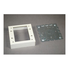 Wiremold 5747-2WH Raceway Box 500/700 2G Shallow Switch and Receptacle Device Box