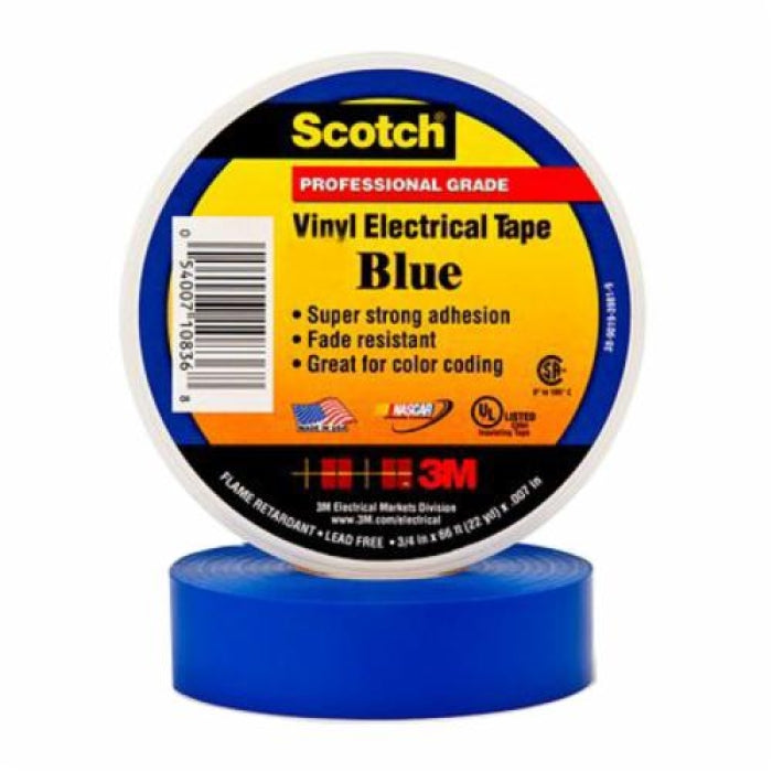 Scotch 35-1/2X20FT-BL Vinyl Electrical Tape 20FT Length 1/2in Width Replacement MPN