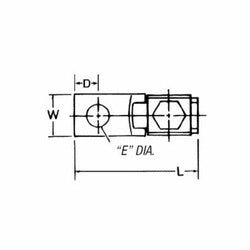 ABB BTC0614 Blackburn Mechanical Connector 14 to 6 AWG 1-Hole