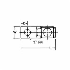 ABB BTC0614 Blackburn Mechanical Connector 14 to 6 AWG 1-Hole