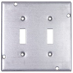 ABB RSL-5 RSL5 STC 4-11/16 SQ RAISED 2-GANG SWITCH COVER