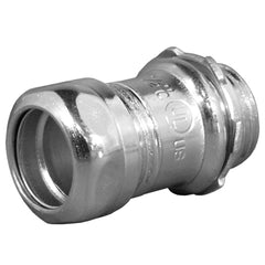 APPOZGCOMM 7350S EMT Conduit Straight Compression Connector 3 IN Dia X 4 1/2 IN Length Male NPS Thread