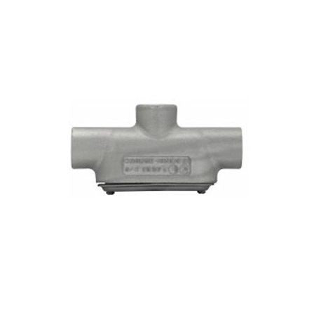 Eaton TB57CG Condulet Form 7 SnapPack Conduit Outlet Body, Gasket and Cover, Feraloy Iron Alloy, TB Shape, 1-1/2