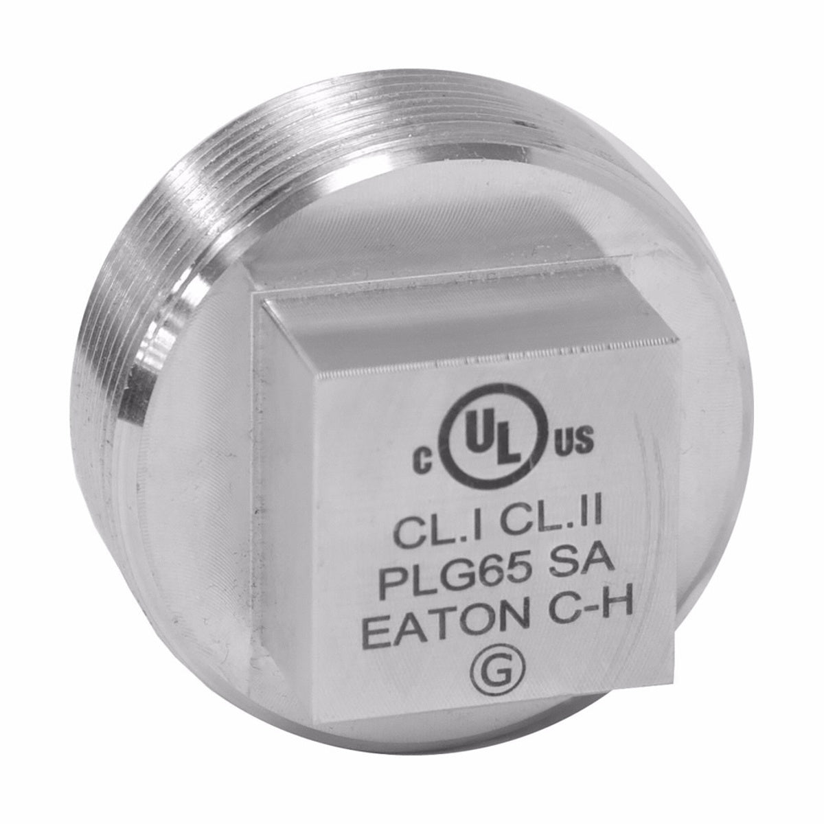 Eaton PLG65 Eaton Crouse-Hinds series PLG conduit plug, Rigid/IMC, Gray iron alloy, 2, Square head