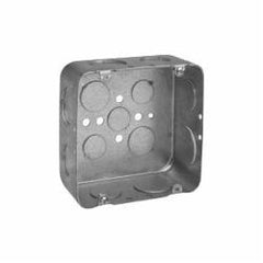 Crouse-Hinds TP558 4-11/16x 4-11/16x 2-1/8 Steel Drawn Square Outlet Box