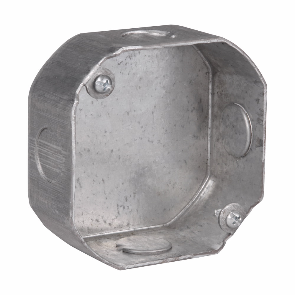 Crouse-Hinds TP273 Octagon Outlet Box 4 x 1-1/2 Inch Capacity