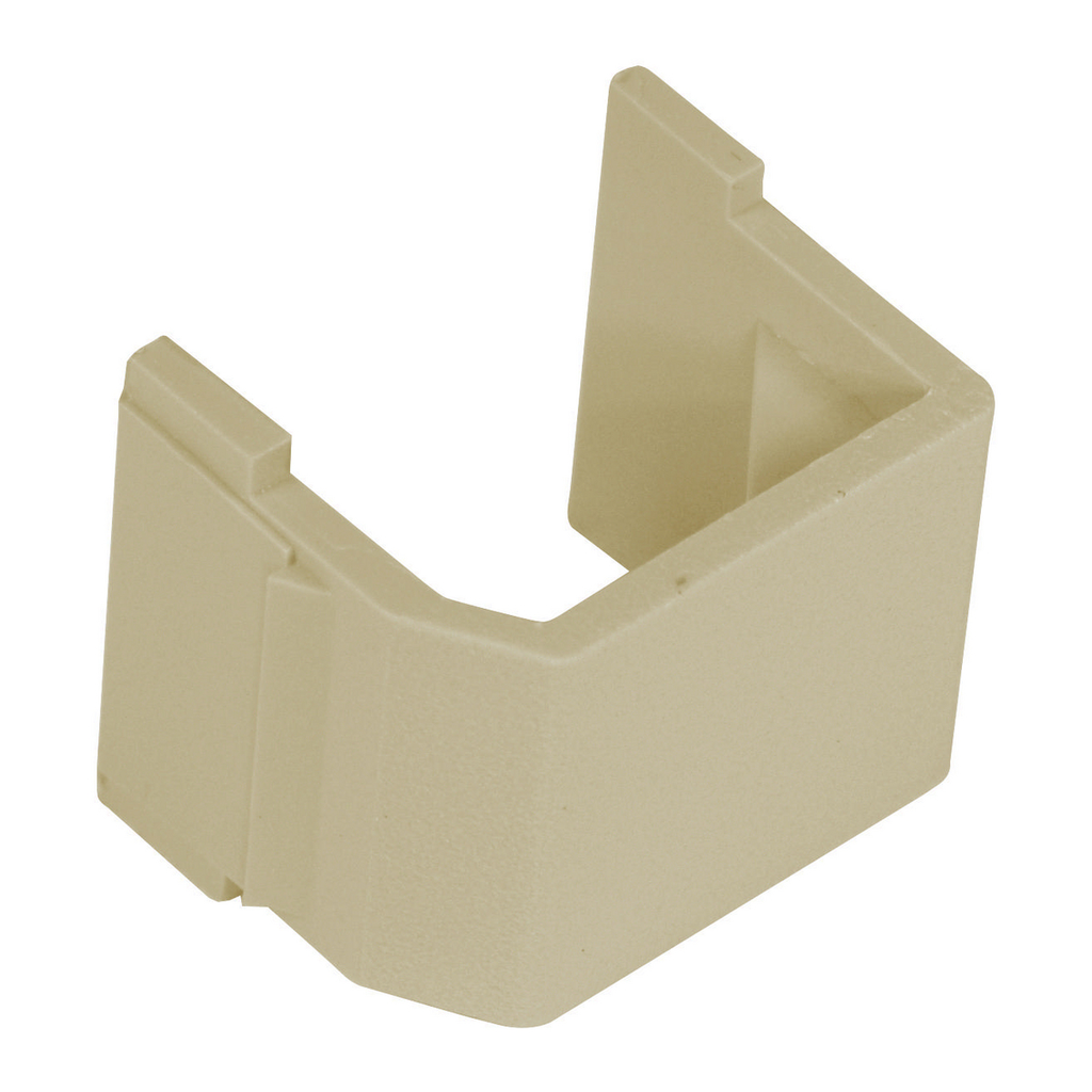 Hubbell SFBE10 Blank Ivory Snap-Fit Modular Connector