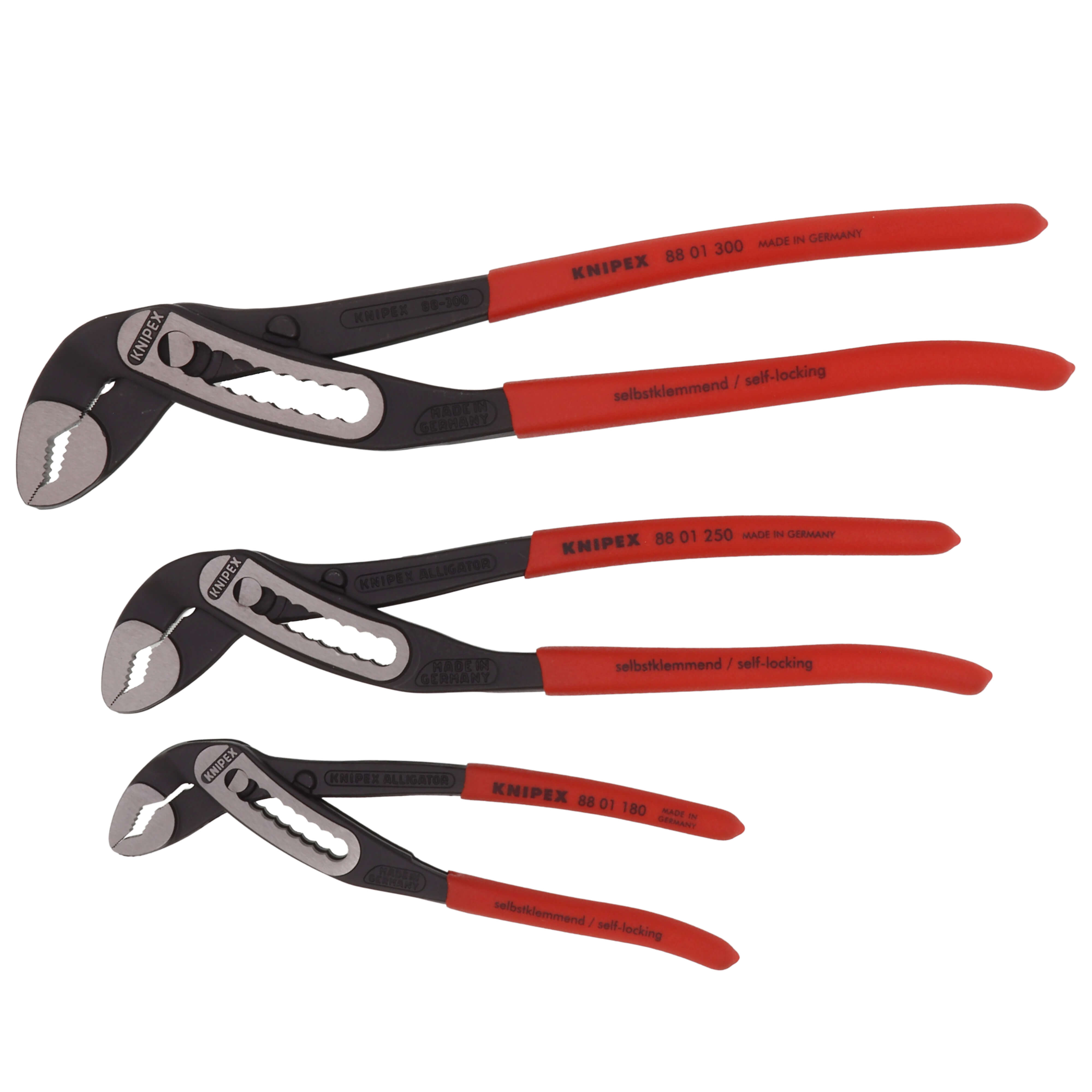 Knipex 002007US1 3PC ALGTR PLR SET 7-1/4 in 10 in 12 in