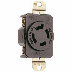 Legrand-Pass & Seymour L1420-R Turnlok Single Receptacle 4wire 20amp 125/250volts