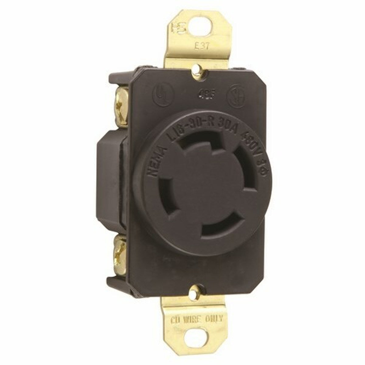 Legrand-Pass & Seymour L1630-R Turnlok Single Receptacle 30amp 3phase 480volt