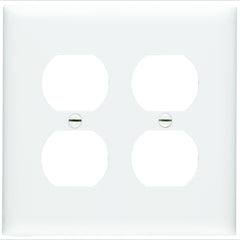 Legrand TP82W Trademaster Plate Duplex 2 Gang Wall Plate