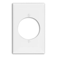 Leviton 80728-W 1-Gang Flush Mount Device Receptacle Wallplate White