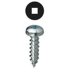 LH Dottie DDSMS10112 Sheet Metal Screw Steel Material 1-1/2 Inch Length #10 Thread Size Pan Head Type Zinc Plated Finish