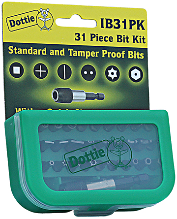 L.H. Dottie IB31PK Compact Combination Bit Kit