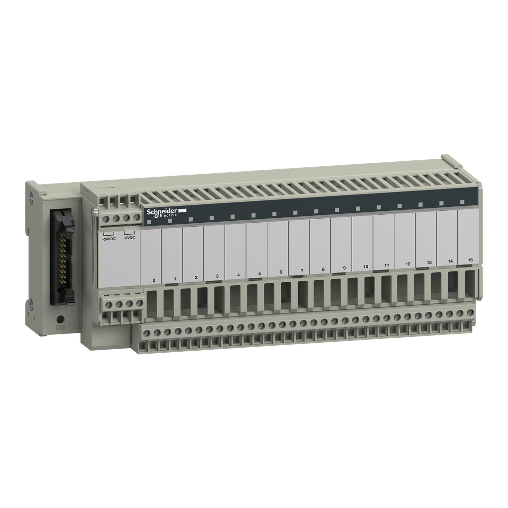 Schneider Electric ABE7S16E2F0 Square D 16-Channel Screw Terminal Input Sub Base Replacement MPN