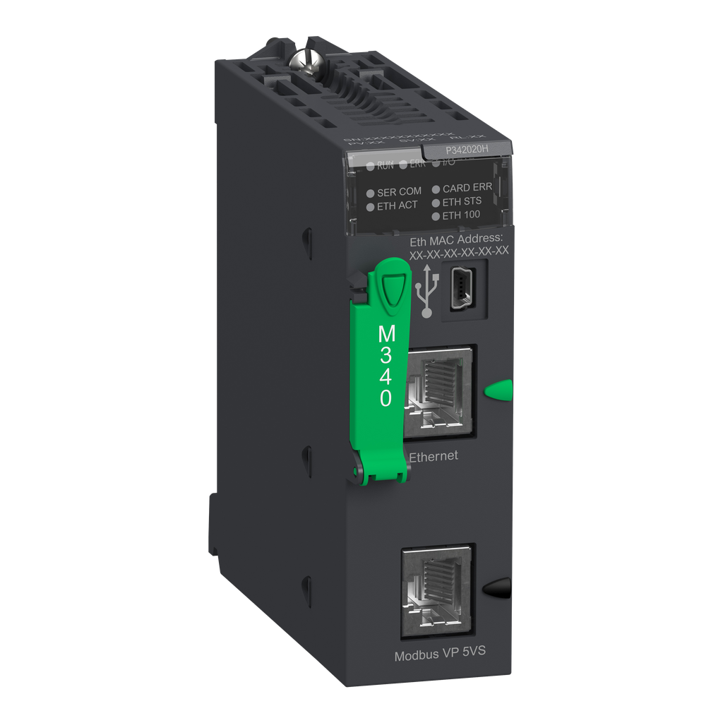 Schneider Electric BMXP342020H 4096 kB 2 Ethernet Network Ruggedized Processor PLC Module