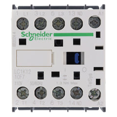 Schneider Electric LC1K1210F7 Square D 600 VAC 12 Amp 3-Pole 1NO Screw Terminal Full Voltage Non-Reversing IEC Contactor