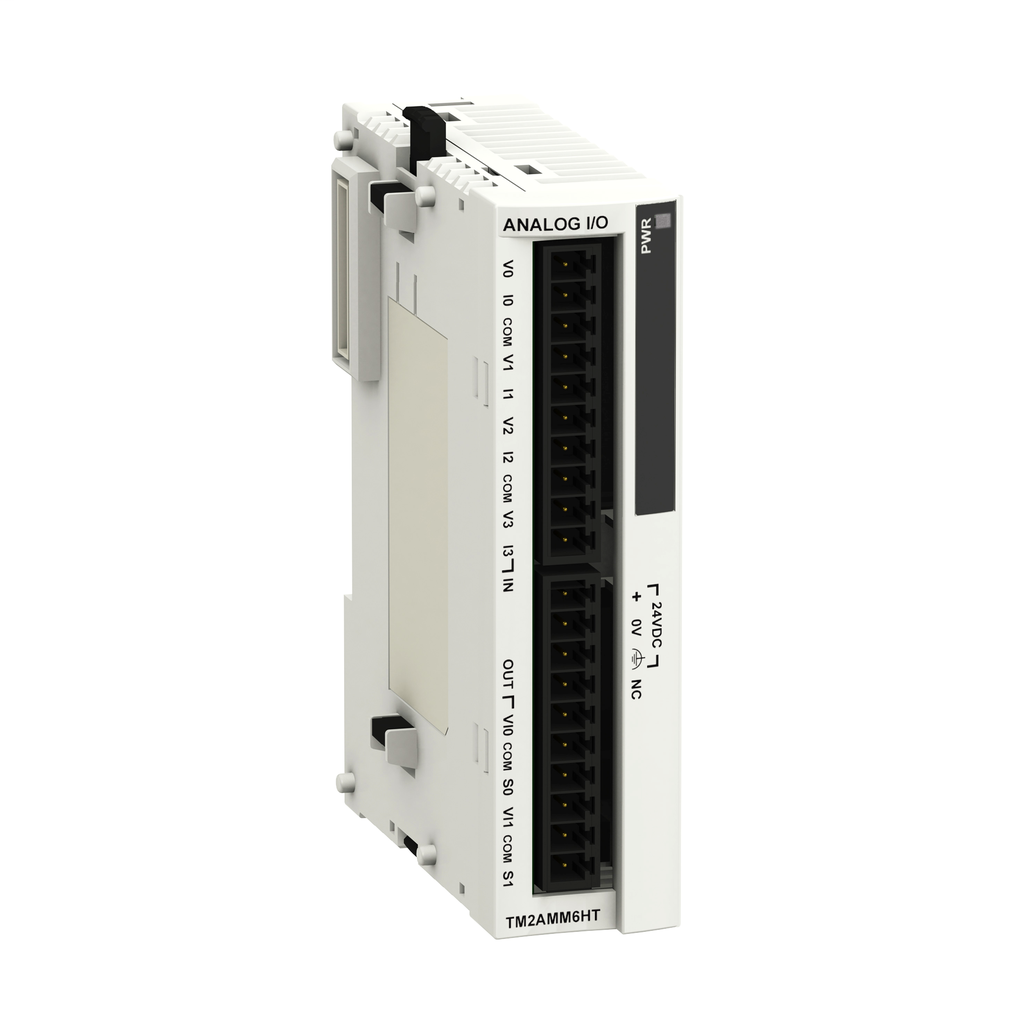 Schneider Electric TM2AMM6HT Square D 4-Input 2-Output Expansion Analog I/O Module