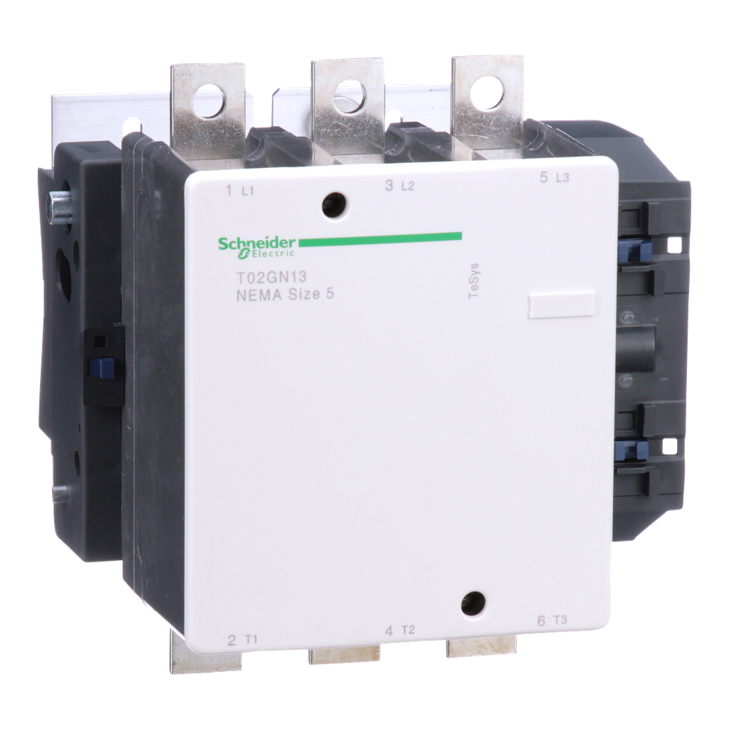 Schneider Electric T02GN13G7 NEMA Contactor, TeSys N, Size 5, 270A, 200HP at 460VAC