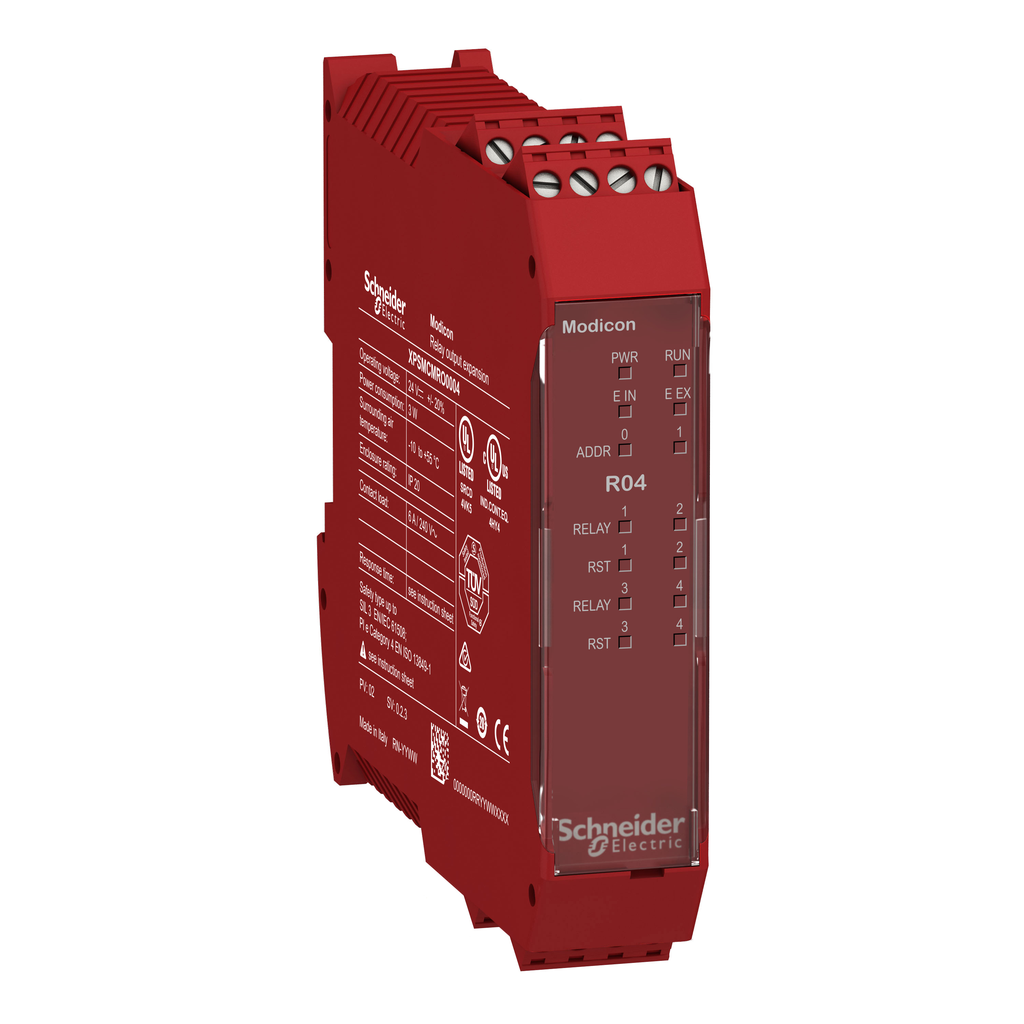 Schneider Electric XPSMCMRO0004 SQD expansion module 24V DC with backplane connection