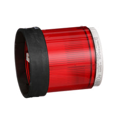 Schneider Electric XVBC34 Square D 70 mm 250 VAC 10 W Red Polycarbonate Steady LED Beacon Lens Unit