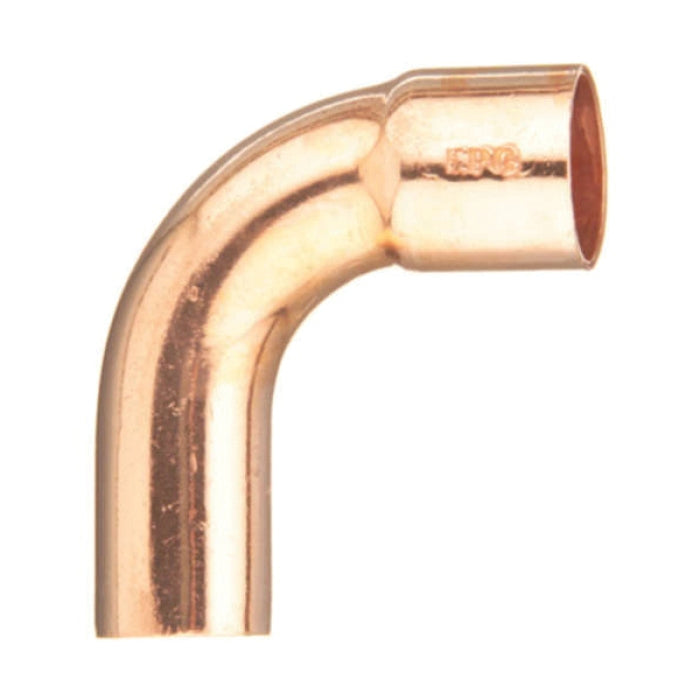 EPC 10231855 KleenFit 107L-2 Long Turn Street 90 Deg Elbow 2 in C x C Wrot Copper