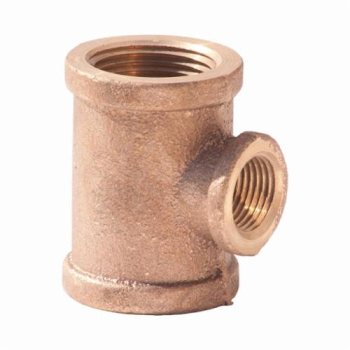 Merit Brass NL106-240824 Pipe Reducer Tee 1-1/2 x 1/2 x 1-1/2 in