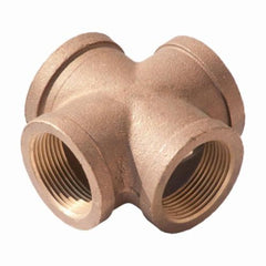 Merit Brass X110-20 Straight Pipe Cross 125 lb 1-1/4 in