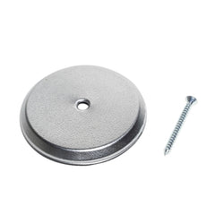 Oatey 34405 Flat Cover Plate With 1/4 In Screw, 4 In Cover, Domestic