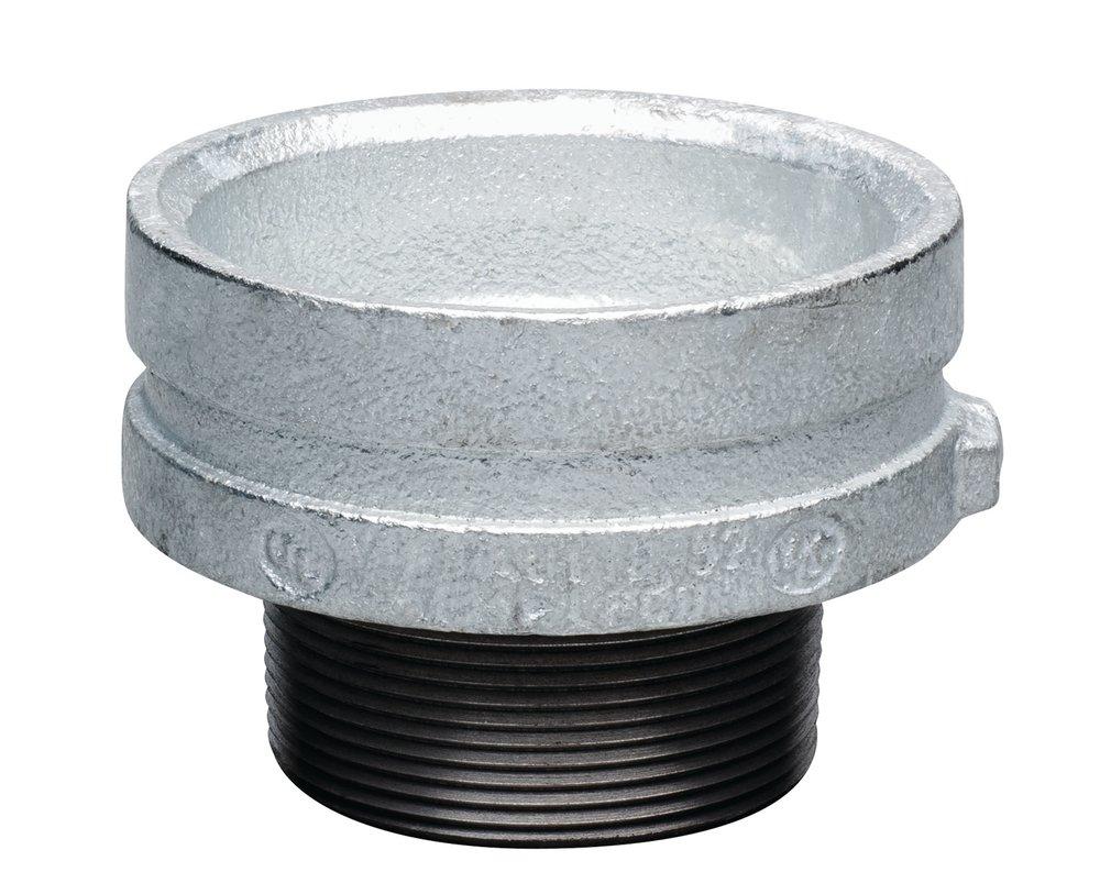 Victaulic FD29052G00 FireLock Style 52 4 x 2 in. Grooved x Threaded Galvanized Concentric Reducer