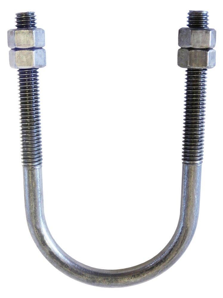 AnvilStrut 0500320072 Fig 137 2-1/2 x 1/2 in. Hot Dip Galvanized Carbon Steel Standard U-Bolt with Nut